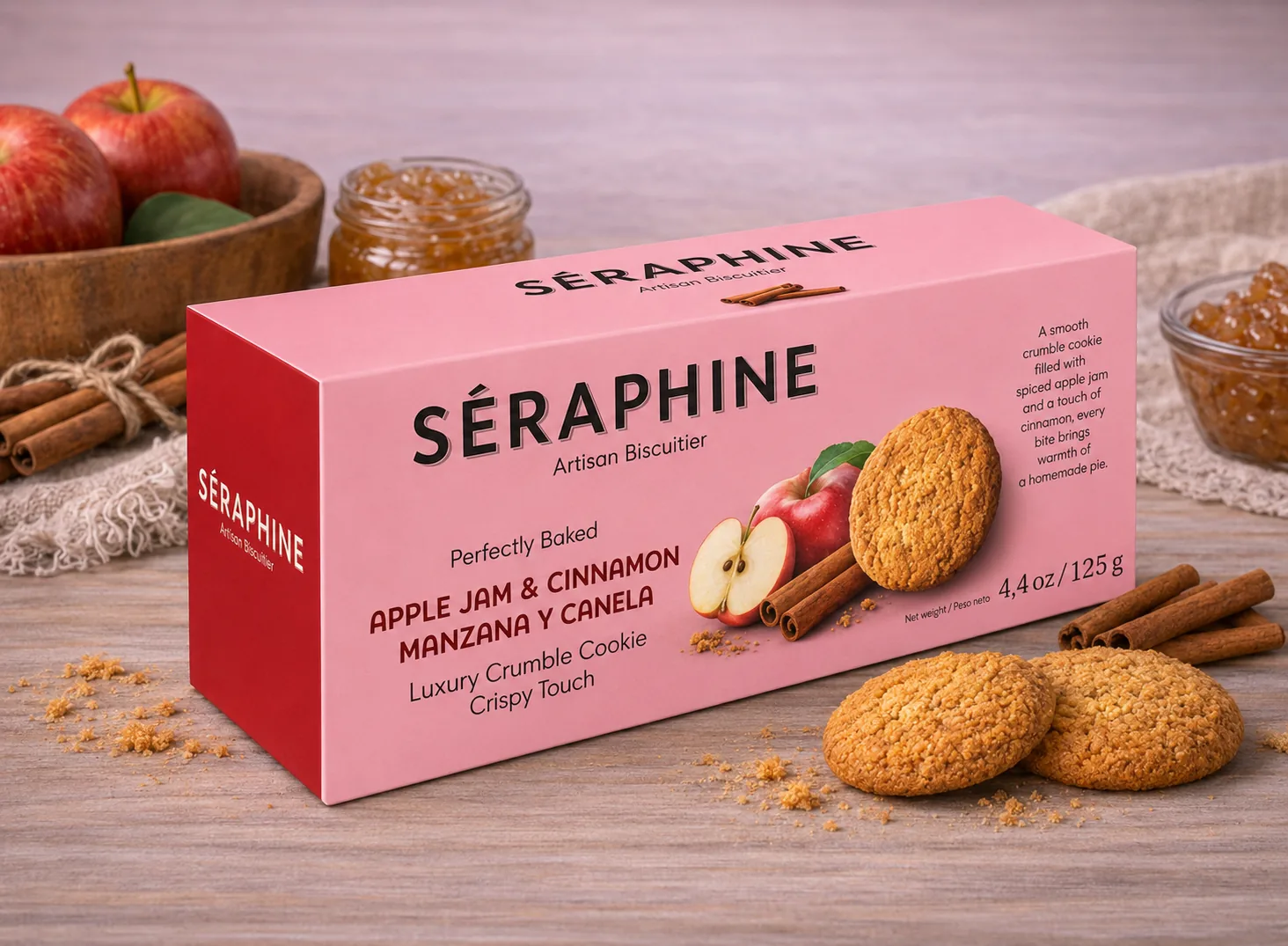 Caja SÉRAPHINE Apple Jam & Cinnamon con manzana y canela