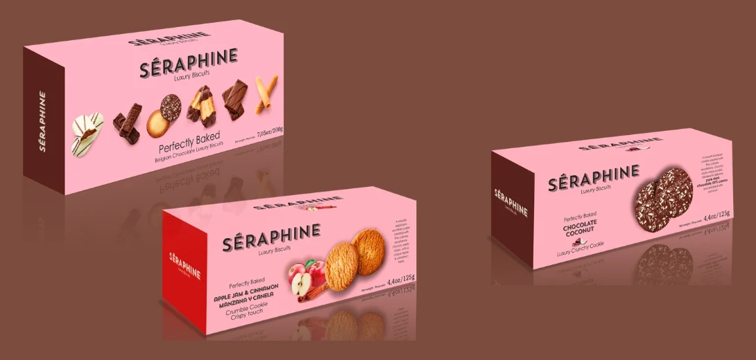 Las tres cajas de la gama SÉRAPHINE
